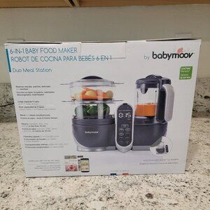 **NEW**!! Babymoov Duo Meal Station Food Maker 6-in-1 Food Processor